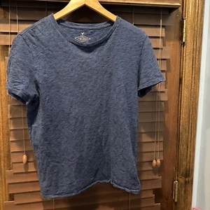 T-shirt girocollo American Eagle vintage giovane adolescente blu - Foto 1 di 3