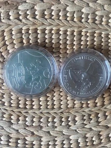 USA, 1928, Steamboat Willie und 1985, Prospector, Engelhard, 1oz 999 Silber.  - Bild 1 von 3