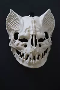 NEW Spooky Skeleton Skeletal Demon Bat Monster Mask (aa) - Picture 1 of 10