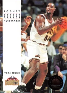 1993-94 SkyBox Premium Rodney Rogers Denver Nuggets Rookie Card #217 - Picture 1 of 2