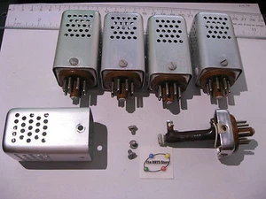 Lastwiderstand 50 Ohm RW29V500 auf Oktalsockel mit belüfteter Aluminiumabdeckung Stck 1  - Bild 1 von 10