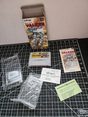 VALKEN Assault Suits Super Famicom Nintendo Complete Tested Working Cib - Image 1 of 4