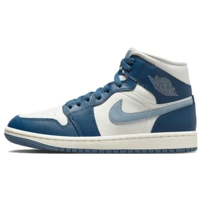 Jordan 1 Mid French Azul Mid-Top Zapatos de Baloncesto -BQ6472-414- Foto 1 de 4