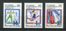 30599) Russland 1992 MNH Olympic Games Albertville 3v