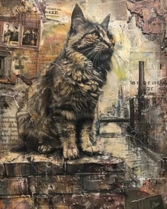 Diverse 8x10 Meow Masterpieces Cat Kunstdrucke Feline Fine Art 21700867 - Bild 1 von 1