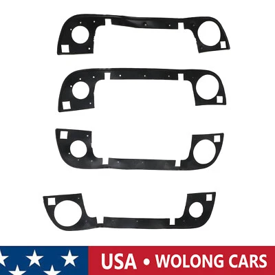 4x Junta de sello de goma para manija de puerta apta para BMW 525i 528i 530i 540i 528e 535i Foto 1 de 4