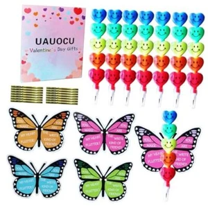 Valentines Day Gifts for Kids Classroom, 28 Packs Valentine Cards Bulk for - Picture 1 of 7