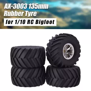 4 mozzo ruota pneumatici gomma pneumatici AUSTAR 135 mm per auto 1/10 RC HSP - Foto 1 di 12