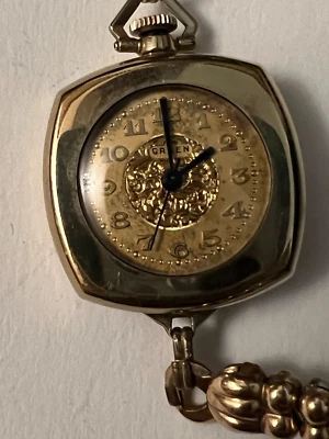 Antique Gruen Wadsworth Gold Filled Ladies Wrist Watch Quartz 7 Jewels Works - Image 1 of 4