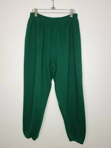 Vintage Bolo Spirit Womens Green Sweatpants Elastic Waist Made In USA Size Large - Picture 1 of 8