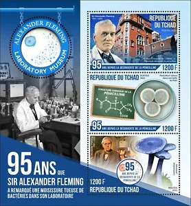 Alexander Fleming Discovery of Penicillin MNH Stamps 2023 Chad M/S - Picture 1 of 1