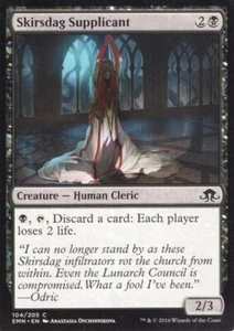 3X SKIRSDAG SUPPLICANT 104/205 ELDRITCH MOON MTG MAGIC LP X3 - Picture 1 of 1