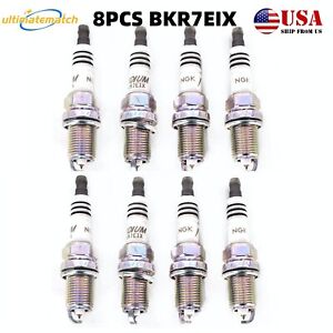 8Pcs BKR7EIX 2667 Iridium IX Spark Plugs for Honda Civic Audi Porsche USA