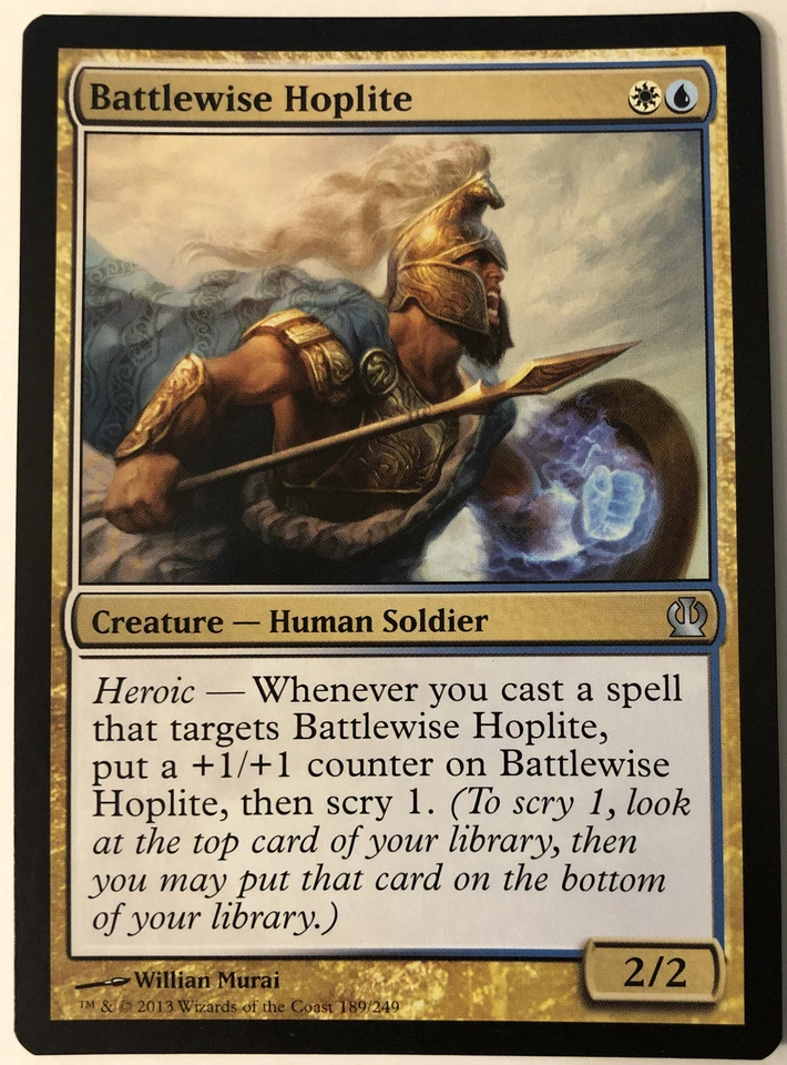 MTG Battlewise Hoplite Theros 189/249 Regular Uncommon - Image 1 of 1