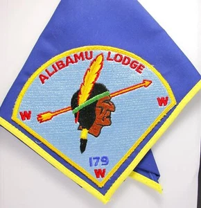 Alibamu Lodge 179 P1 OA Neckerchief on Canvas - Tukabatchee Area Council - Picture 1 of 1