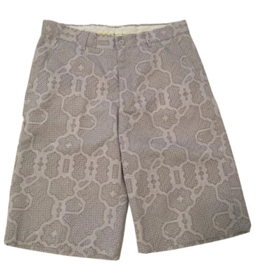 NWOT! Sligo Grays & White Men’s Golf Shorts Knee Length  Poly & Spandex- Size 30 - Image 1 of 4