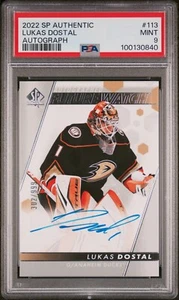 2022 SP Authentic Lukas Dostal Future Watch Auto /999 #113 PSA 9 Ducks - Picture 1 of 2