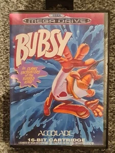 Bubsy: Claws Encounters of the Furred Kind Sega Mega Drive en caja PAL - Imagen 1 de 3