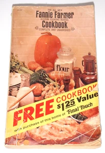 1970 All New Fannie Farmer Boston Cooking School Cookbook Free With Final Touch - Picture 1 of 14