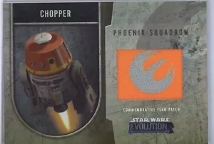 Patch Card Bandiera Commemorativa Evoluzione Star Wars 2016 /170 Chopper - Foto 1 di 1