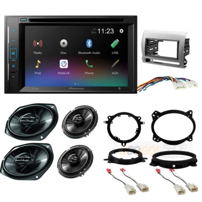 Paquete de altavoces coaxiales estéreo + CD/DVD de 6,2" Pioneer para Toyota Tacoma 2005-2011 Foto 1 de 4