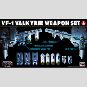 Hasegawa Macross Plastic Model VF-1 Valkyrie Weapon Set 1/72