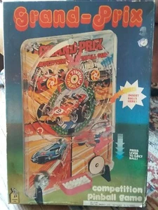 Vintage 1970's Pinball Grand Prix Table Top Working with Original Box - Picture 1 of 3
