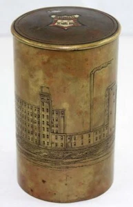 Antique Durum Yerxa, Andres & Thurston Semolina Humidor ~ Minneapolis, Minnesota - Picture 1 of 12