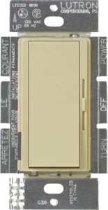 Lutron DVSTV-IV, Diva 8 Amp 3-fach, einpolig, 0-10V Dimmer, elfenbein - neu im Karton - Bild 1 von 2