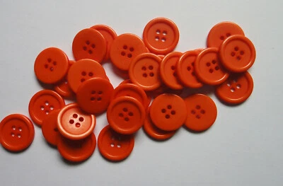 20mm 0.78" 50pcs 4-Holes Round Resin Sewing Clothes Buttons Diy Craft Sell Off - Image 1 of 4