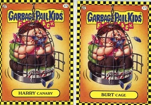 Spazzatura secchio bambini flashback 1 HARRY CANARY & BURT CAGE 47A/B set base adesivi - Foto 1 di 1