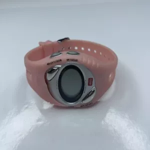 E MIO LCD Damen Sport Silikon Pink PhysiCal AR WR10M Edelstahl Ungetestet - Bild 1 von 6