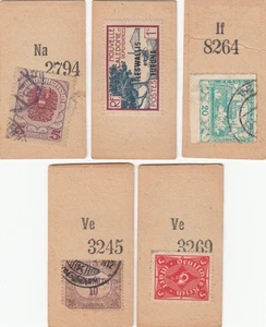 5 Godfrey Phillips Cigarette Stamp Cards 1930s. - Picture 1 of 2