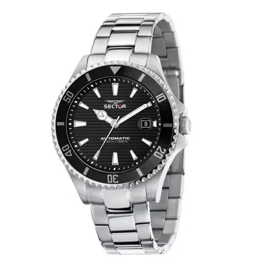Sector 230 – Orologio Uomo Automatico Acciaio Datario Nero (R3223161006)