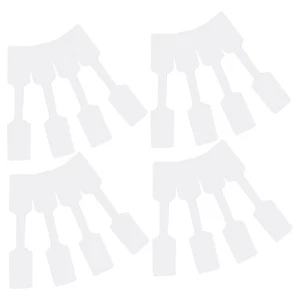100 Pcs Reusable Wire Tags Cord Labels Cable Set Office Convenient Stickers - Afbeelding 1 van 12