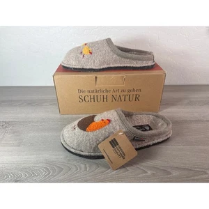 Zapatillas de lana grises Haflinger Flair Gallina para mujer - Pollitos de pavo - Talla 39 - Nuevas con etiquetas - Imagen 1 de 6