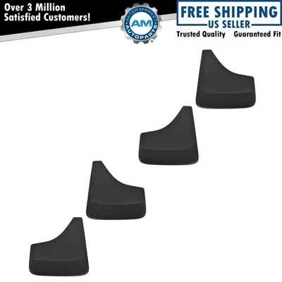 Juego de 4 protectores contra salpicaduras de guardabarros negros OEM para Chevy Olds Pontiac Buick Cadillac Foto 1 de 4