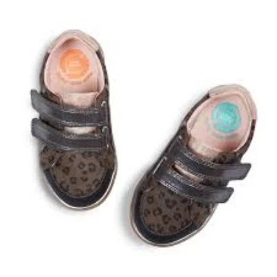 Livie and Luca Rake Gray Leopard Sneakers, Size 7 - Image 1 of 4