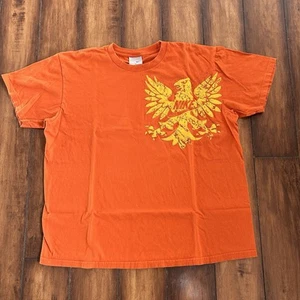 Vintage Y2K Nike T-Shirt Men’s XL 90s Swoosh Phoenix Bird Orange Tee - Picture 1 of 7