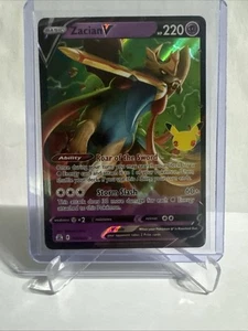 Zacian V 016/025 Celebrations Holo - Picture 1 of 10