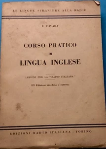 CORSO X RADIO ITALIANA CORSO LINGUA INGLESE - LEZIONI PER LA RADIO ITALIANA 1949 - Foto 1 di 6