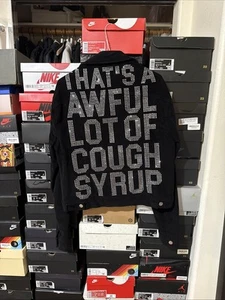 That’s A Awful Lot Of Cough Syrup Corduroy Jacket DESTO DUBB Mens Sz S MINT Rare - Picture 1 of 22