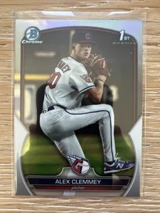 2023 Bowman Draft Alex Clemmey Chrome Refractor 1st #BDC-79 Guardians - Picture 1 of 2
