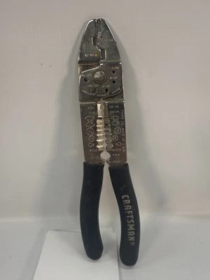 Cortador de alambre Craftsman pelacables HECHO EN EE. UU. 10-22 Awg Foto 1 de 3