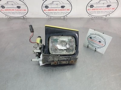 1987-90 Pontiac Firebird Drivers Side LH Headlight Headlamp Assembly w/ Motor - Image 1 of 4