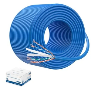 WIRE-CABLE MATTERS-500ft-CAT6 UTP Cable-24AWG-BLUE (160018-BLU-500)-Ethernet - Picture 1 of 2