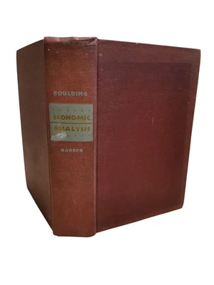 Economic Analysis, By Kenneth E. Boulding - 1941 - Image 1 of 4