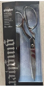 Gingher 8" Knife-Edge Dressmaker Shears With Sheath ~ New ~ - Picture 1 of 1