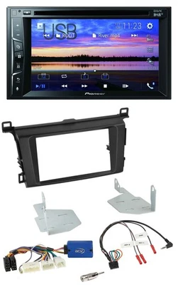 Pioneer Bluetooth 2DIN USB DVD DAB Lenkrad Autoradio für Toyota RAV 4 ab 2013 - Bild 1 von 4