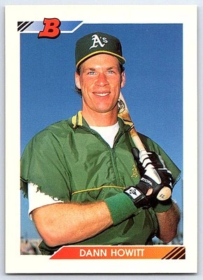 1992 Bowman Dann Howitt Oakland Athletics #521 - Image 1 of 2